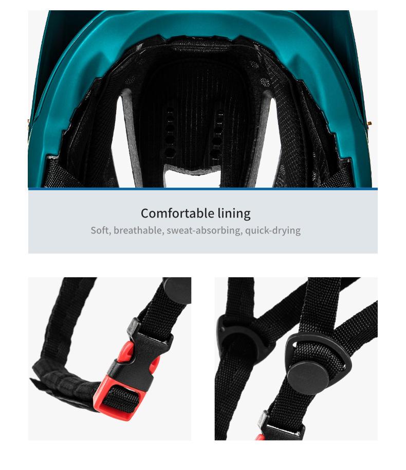 BATFOX Universal Cycling Helmet for Road and Mountain Biking - One-Piece Safety Design