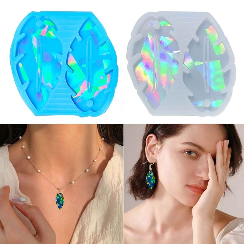 DIY Серьги и Серьги-подвески Листовидной Формы Украшения для Ушей Форма для Изготовления Ювелирных Изделий