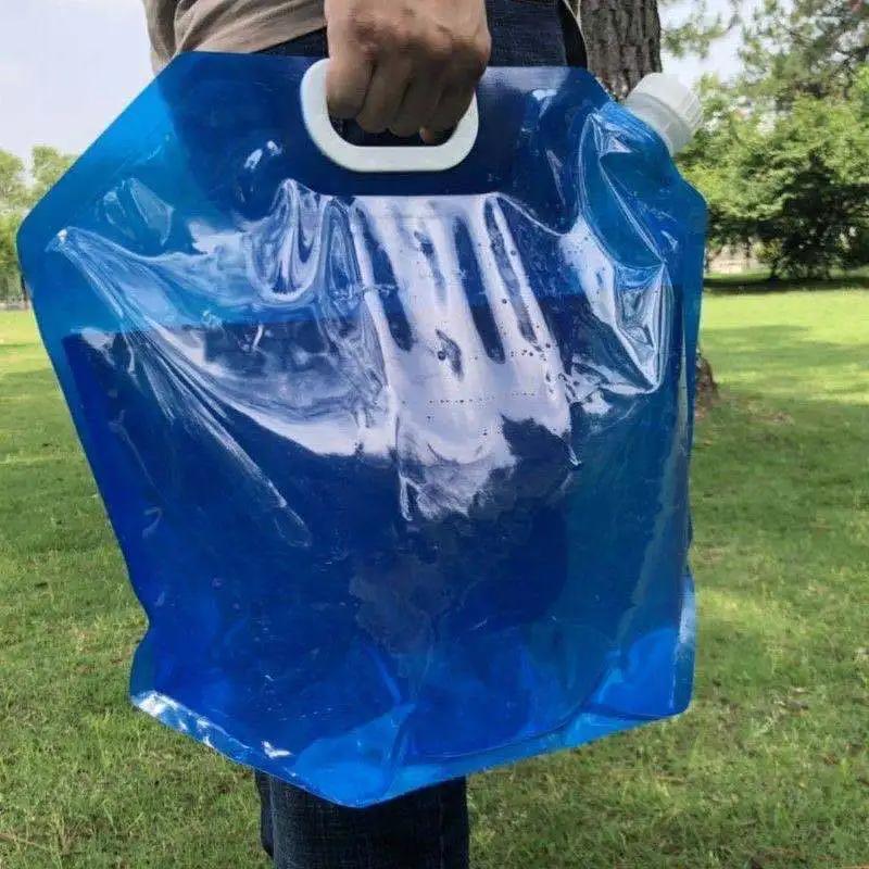 5L/10L Lightweight to Carry Camping Water Container Outdoor Use Folding Water Carryall Bucket Picnic BBQ Water Storage Carryall Hydration Pack