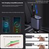120W 4 IN 1 Retractable Car Charger USB Type C Cable For IPhone Fast Charge Cord Cigarette Lighter Adapter