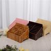 Wooden Pencil Holder Simple Pencil Box Multi Pen Organizer Storage for Desk School Office Classroom