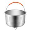 Multifunction Stainless Instant Steamer Pots Food Steamer Basket Fruits Strainer
