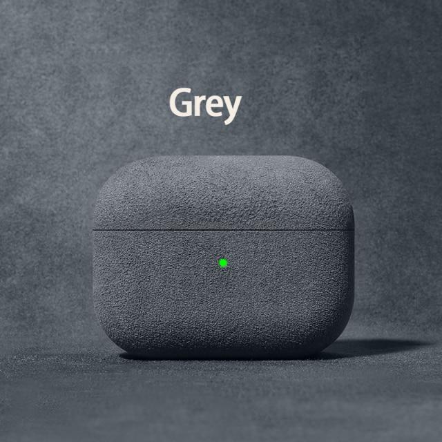 For Apple AirPods Pro Case Italian Alcantara Luxury Leather Protective Cover for AirPods Pro Bluetooth Earphone Cases