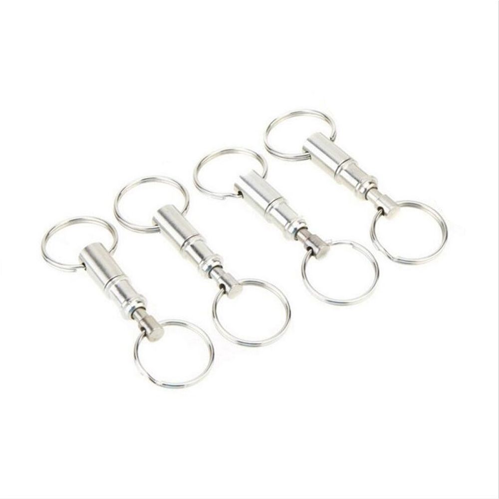 Карабины для выживания с двумя головками, съемные, съемные, дужки, брелки для ключей, брелок, держатель для ключей