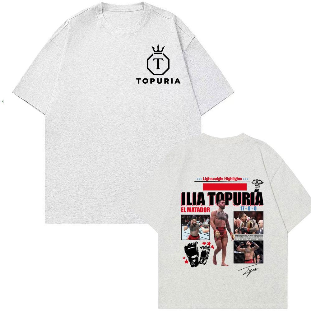 Летняя лимитированная коллекция 2025 El Matador Илия Топурия 100% Чистый хлопок Футболка с принтом Мужская одежда Винтаж Классика Оверсайз Мужской Повседневный