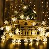 Snowflake LED Light Christmas Decorations For Home Hanging Garland Christmas Tree Decor Ornament 2025 Navidad Xmas Gift New Year