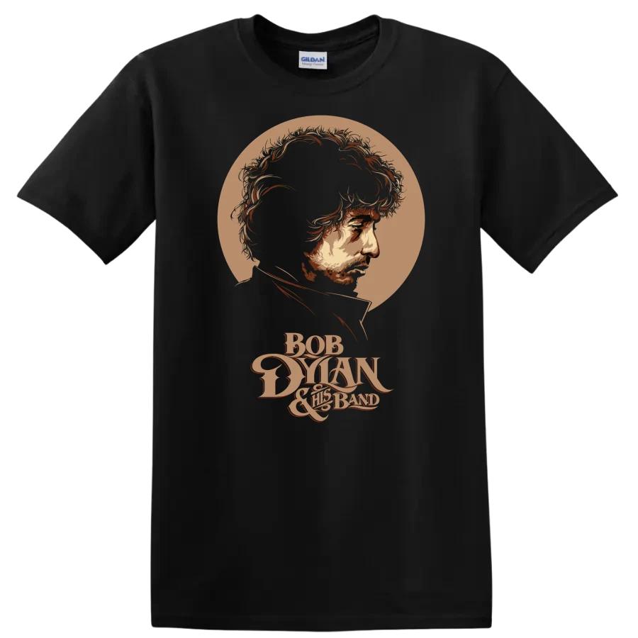 Dylan Profile Vintage Music Art Unisex T Shirt Graphic Portrait Tee