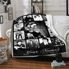 Elvis Presley Customize Your Name Blanket Cozy Customizable Blanket Soft Warm Cozy Great for Sofa Home Decor Office Chair Livingroom