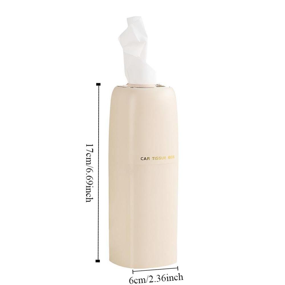 Cup Holder Round Tube Tissue Container Tissue Dispenser Compact Tissues Box Home