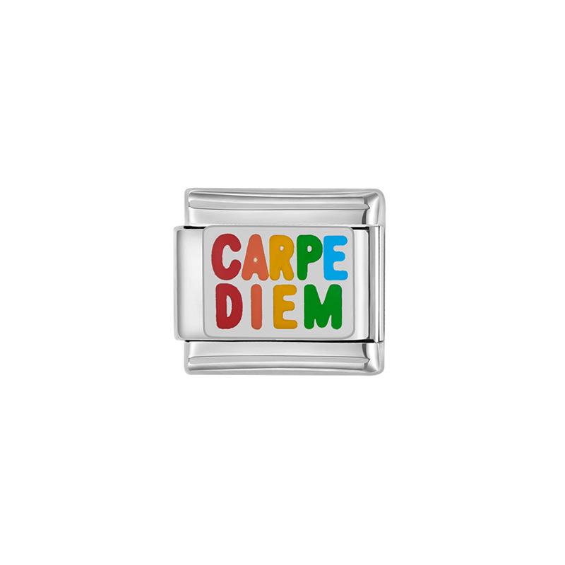 2024 Горячий браслет из нержавеющей стали с буквами своими руками в корейском, европейском и американском стилях