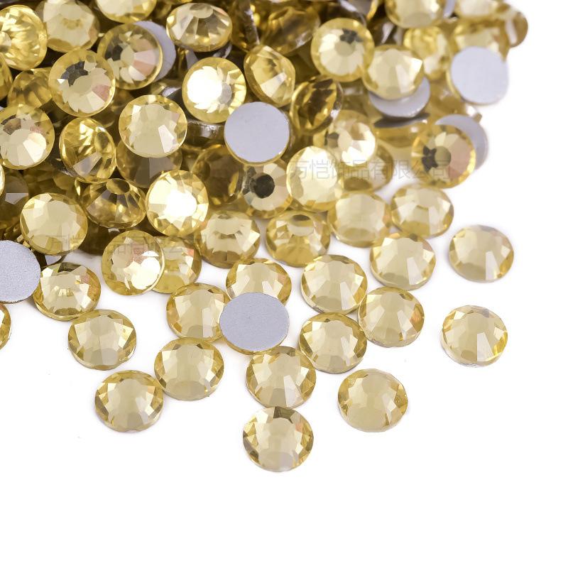 Flat Bottom Diamond, Manicure Diamond Glass, Crystal Round Mobile Phone Accessories, Sticker Diamond Diy Rhinestone Jewelry Accessories