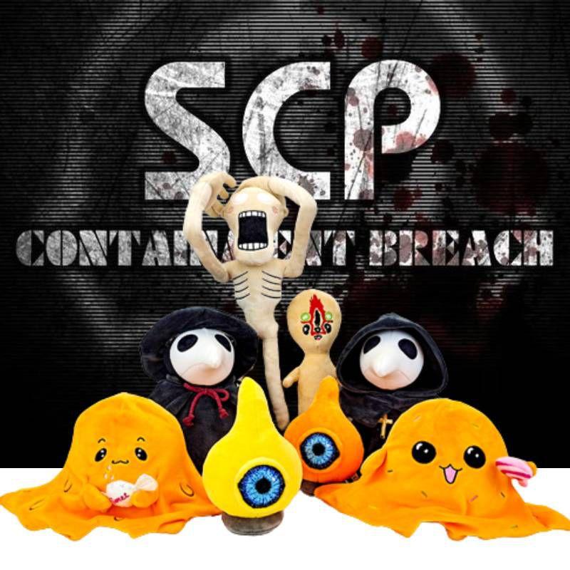 Серия плюшевых кукол на Хэллоуин Милашки из Фонда SCP SCP-999 SCP-049 SCP-131 SCP-096 SCP-173