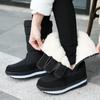 Winter Men's Boots Fashion Mid-calf Cotton Boot Waterproof Snow Boots Thick Plush Warm Boots for Men Non Slip Platform Botas2024