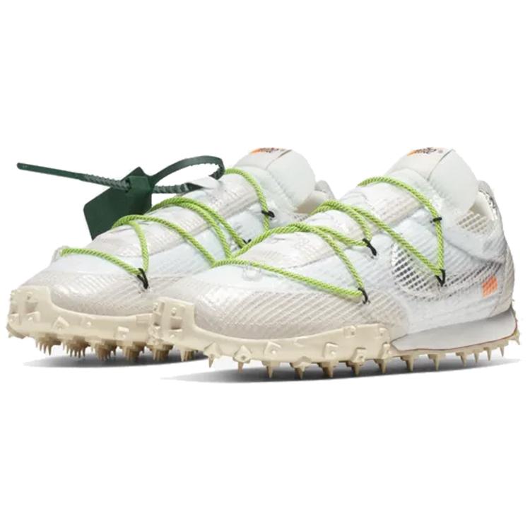 Nike WMNSNike X Off White Waffle Racer 'Electric Green' Women's CD8180-100