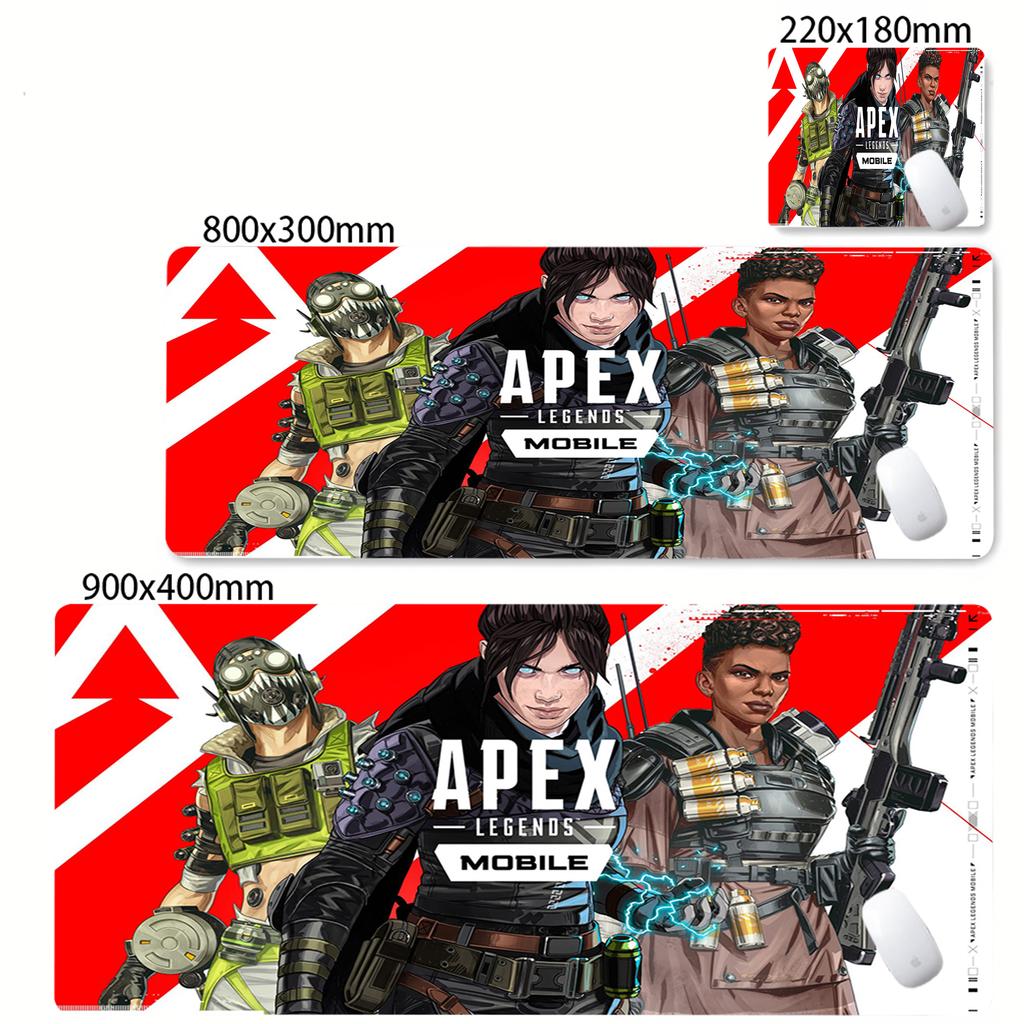 Esports Speed Mousepad Apex Legends Mouse Pad Extended Desk Mat Anti Slip Rubber Base Water Resistant Cloth Laptop Mouse Pads