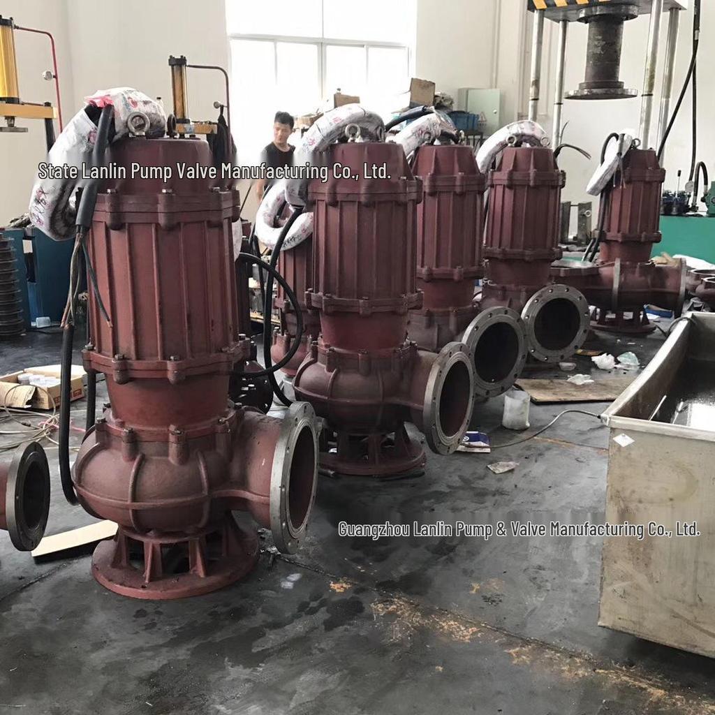 New 100WQAS60-12-4 Sewage Sludge Cutting Submersible Pump for Septic Tanks