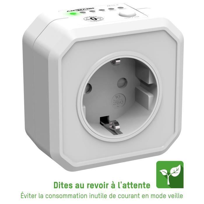 Таймерная розетка - ANSMANN - AES1 - Экономия энергии - Для помещений - Белый