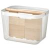 IKEA RISATORP Basket with Dividers, 33x24x23 Cm, White (705.303.98/70530398)