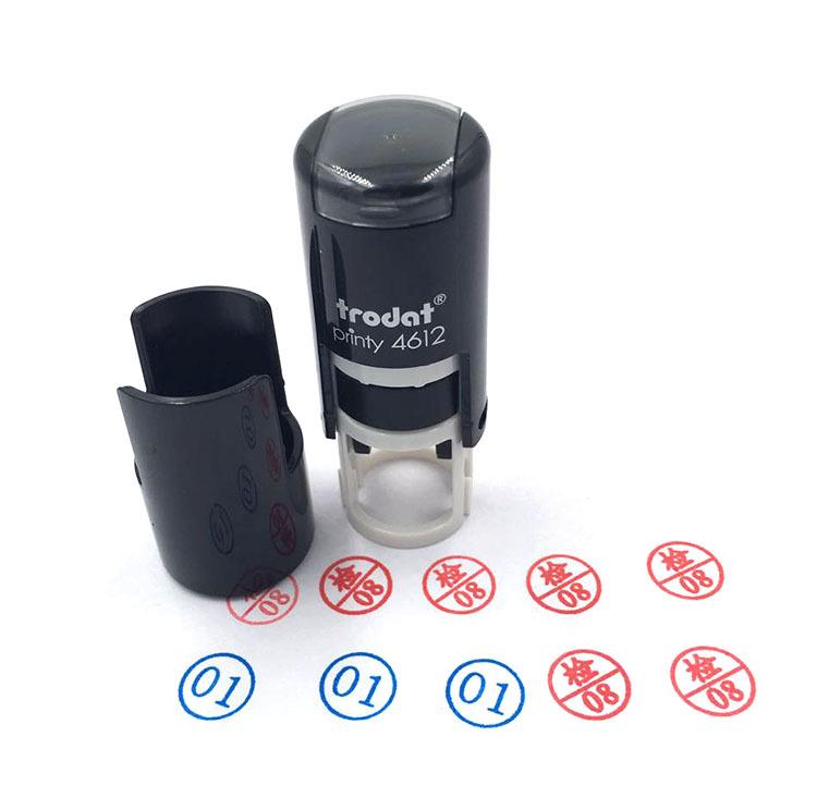 Самонаборный штамп Trodat 4612 для контроля качества с улыбающимся лицом