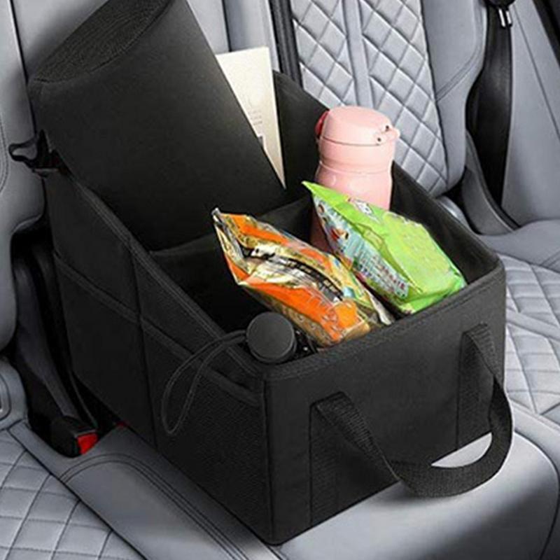 Trunk Organizer For Car Automotive Car Caddy Passenger Seat Organizer Multi-Compartment Automotive Passenger Seat Organizer