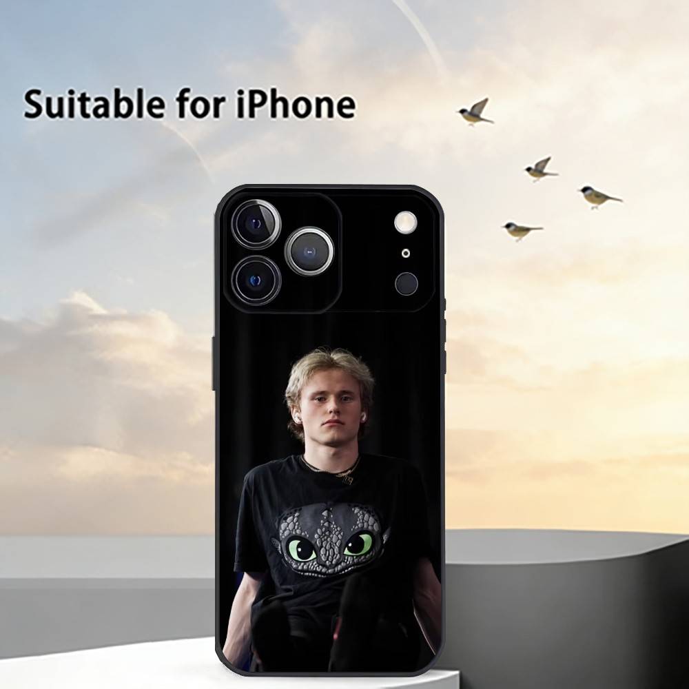 Чехол для телефона S-Фигуристы I-Илия Малинин Для iPhone 17, 16, 15, 14, 13, 12, 11 Plus, Pro Max, Другие Мягкий Черный Чехол