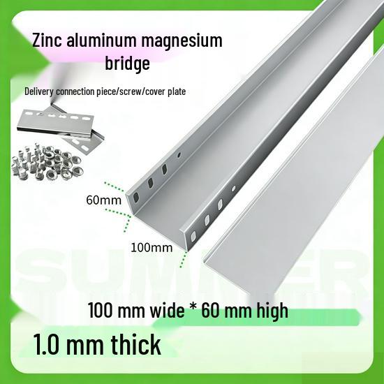 Galvanized Fireproof Stainless Steel Photovoltaic Anti-Corrosion Cable Tray Aluminum Alloy Wireway