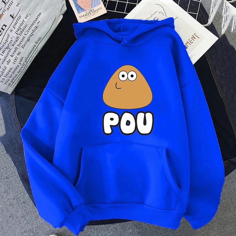 Pou Hoodie Мужская мода Letter Print Hoodie Boy Coats Пуловеры Мужские толстовки Одежда Rap Women Sweatshirt Одежда