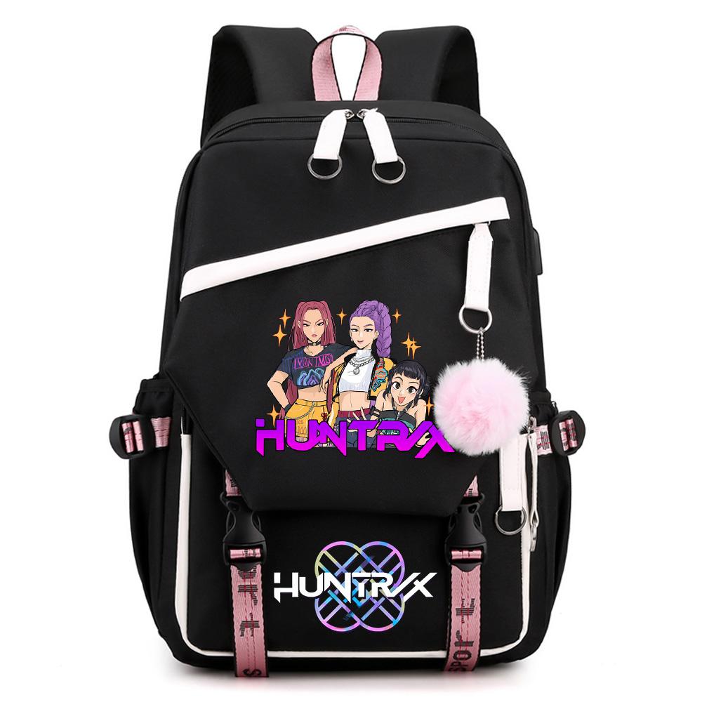 Anime K-Pop Demon Hunters Printed Large Capacity Backpack for Teenger Student Girl Boy Schoolbag Bookbag Women Waterproof Travel Bag Gift