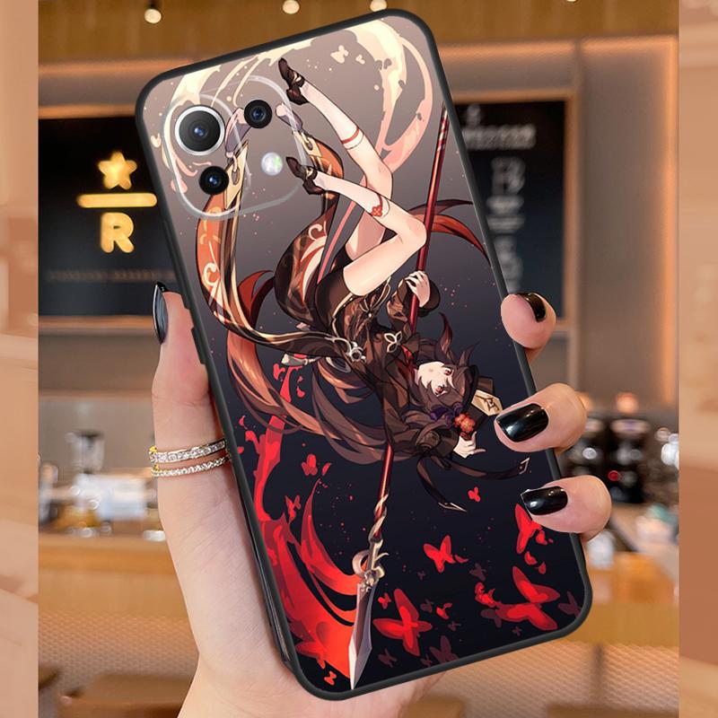 Чехол Hu Tao Genshin Impact для Xiaomi 15 Ultra 14 13T 14T 15T Pro 17 Pro Max POCO F8 F7 F5 F6 X3 X5 X6 X7 Pro