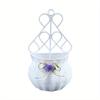 Hanging Flower Basket Garden Party Handmade DIY Vase Sundries Organizer Wall Hanging Artificial Rattan Home Decor Pots