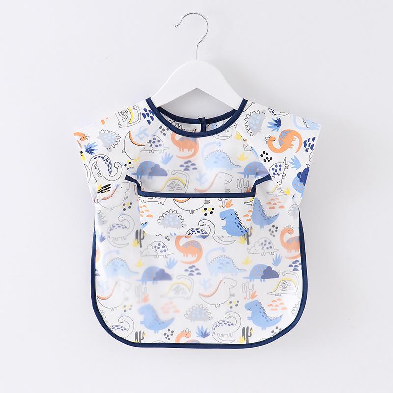 Водонепроницаемый детский нагрудник с карманом - безрукавный, легкий комбинезон для мальчиков и девочек