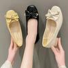 Fashion Women's Shoes Square Heels Toe Ladies Pumps with Bow Medium Popular Wholesale Chic Point On Sale Stylish High Quality Footwear