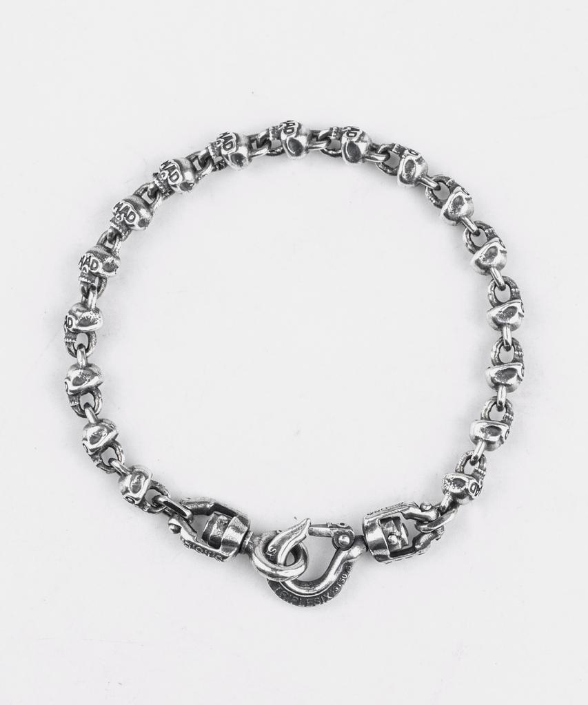 Sheen666 Industrial Series Sts016 Skull Silver Bracelet