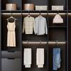 Space-saving Wardrobe Pants Hanger, Large-capacity Hanging Rack,Non-slip Multi-functional Clothing Storage Rack,Easy to Install