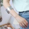 Регулируемый многослойный полый браслет на руку в стиле хип-хоп, браслет на плечо, ювелирное изделие, браслеты-манжеты для женщин