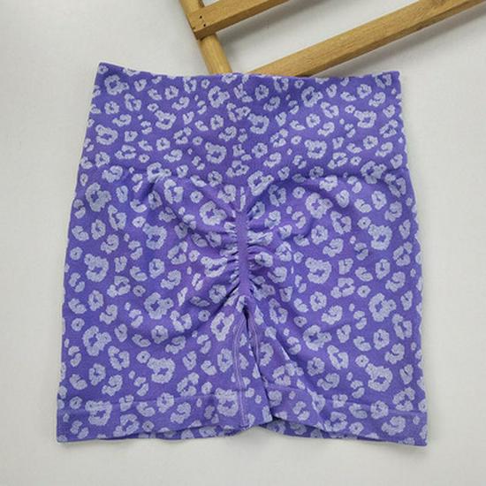 Женские леггинсы для йоги с высокой талией и леопардовым принтом, быстросохнущие - Утягивающие, стиль "персиковые ягодицы"