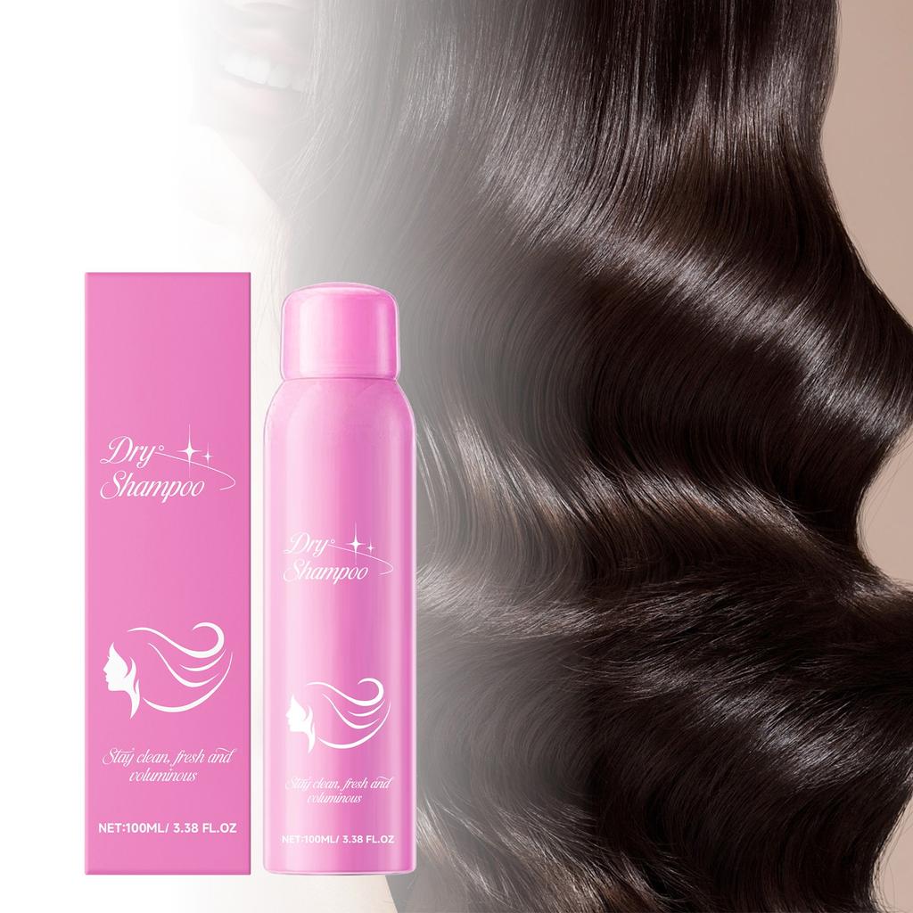 Сухие шампуни для волос Tousy Spray To Oil Powder Lazy Fast Tousy Lasting Bangs Несмываемый спрей для освежения и контроля жирности 100 мл