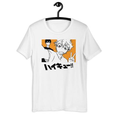 Новая футболка Haikyuu, Тору Ойкава, Кей Цукисима, Котаро Бокуто Футболка Белая