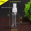 Transparent PET Plastic Spray Bottle - 30, 50, 100 Ml for Cosmetics, Perfume, and Alcohol.