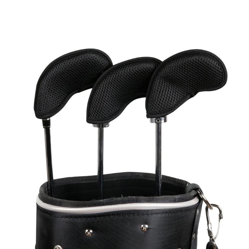 10 шт. Наборы чехлов для головы гольф-клуба, Сетчатая ткань, Чехлы для головы гольф-айрона, Чехол для гольф-клинов с большими номерами для головы гольф-клуба