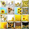 Decorative Cushion Cover Pillow Sofa Plush Pillowcase Living Room Decoration Sun Flower Hug Throw Cushion Covers Home Decor