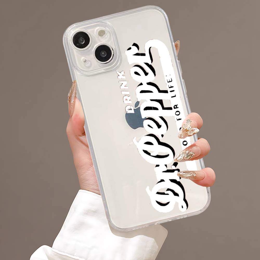Мультяшный чехол для телефона D-Dr Pepper для iPhone 17 16 14 11 12 13 15 Pro Max 14 Plus 17 Air Cover