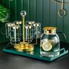Naijiang Light Luxury Glass Teacup Set