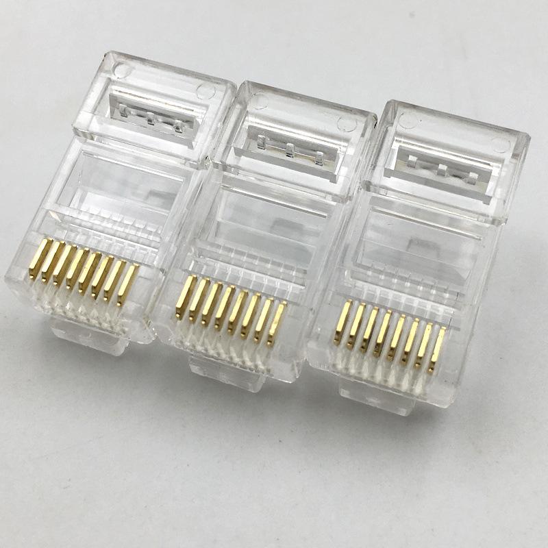 Сетевые кабельные вилки Cat5E RJ45 8P8C — упаковка 1000 шт.