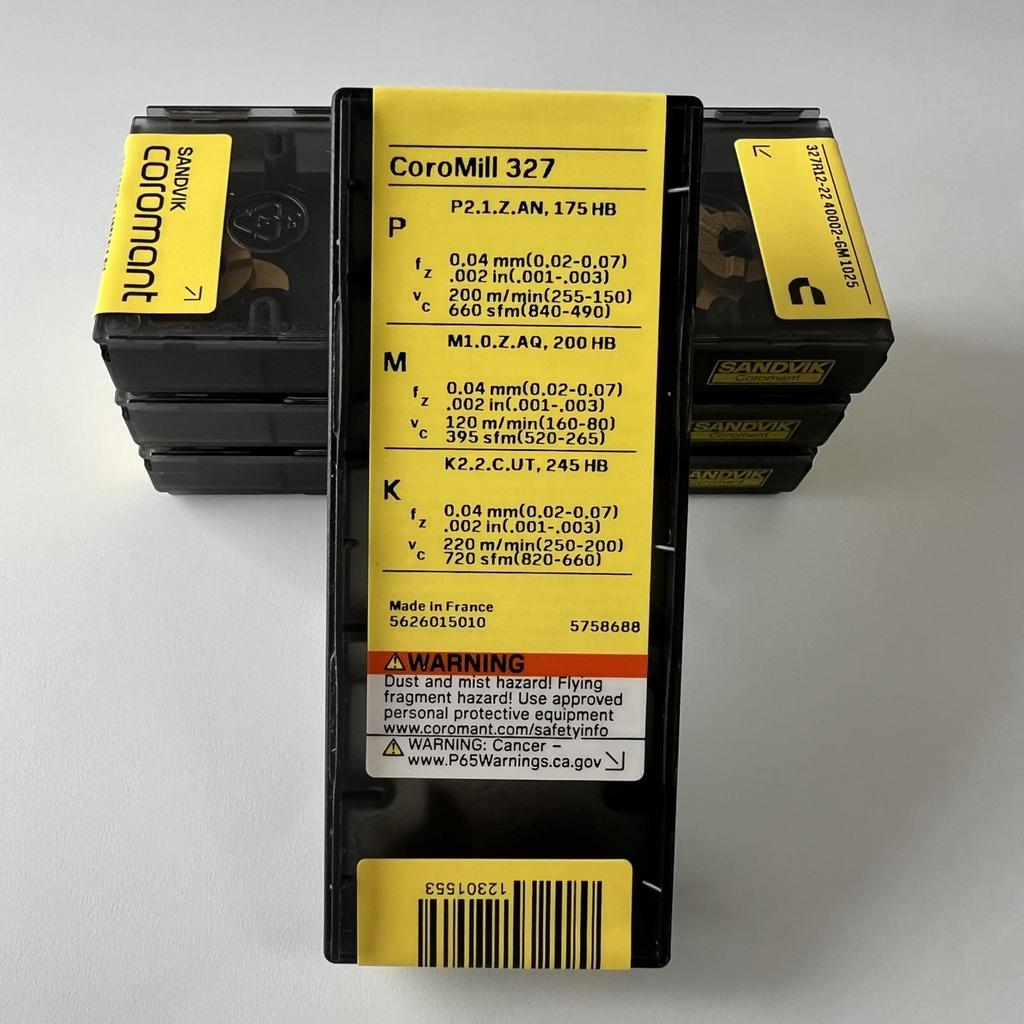 Sandvik / 327R12-2240002-GM 1025 / Оригинальное шведское лезвие из твердого сплава 2 шт.