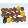 256Cts. Natural Onyx Agate Ring Size Oval Cabochon Loose Gemstone 18Pcs Lot A-646
