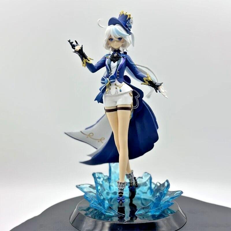 Genshin Impact Furina Focalors Figure Anime PVC Collection Model Toys 28CM