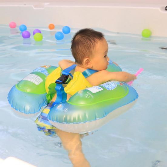 Inflatable Baby Swimming Ring Pool Float Anti-rollover Safety Seat for Children