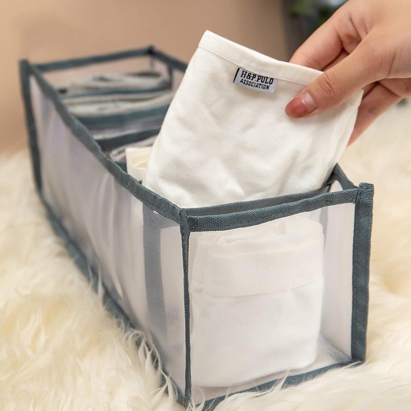 6/7/11 сетка, нижнее белье, бюстгальтер, носки, ящики для хранения трусов, ящик для хранения, органайзеры, коробки, нижнее белье, шарфы, носки, бюстгальтер, сортировка