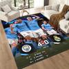 Квадратные ковры в стиле Manchester City Fc — отличный выбор для гостиных, спален, домашнего декора и в качестве подарков.